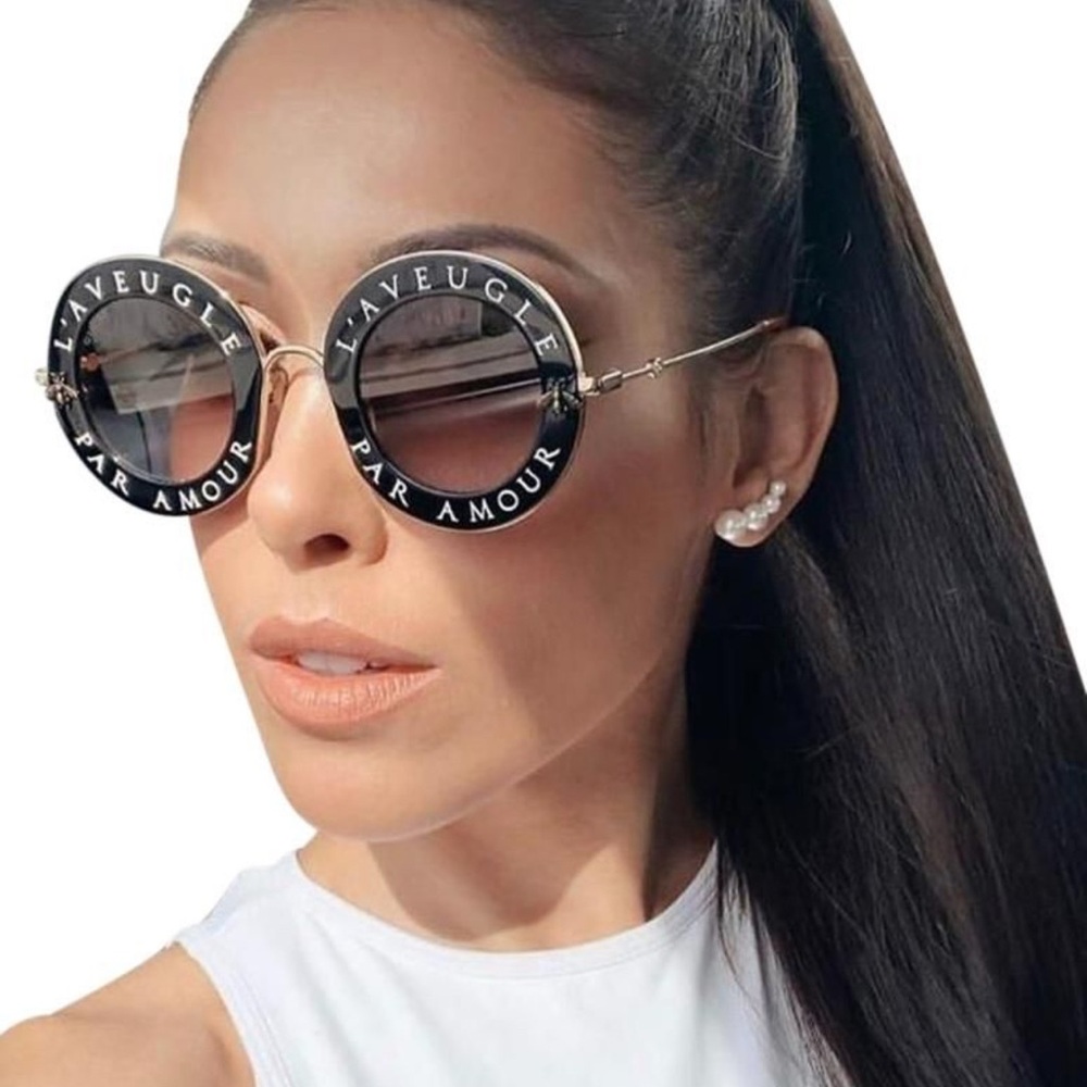 Popular Brown Unisex High Fashion Round Glasses!! 🤓